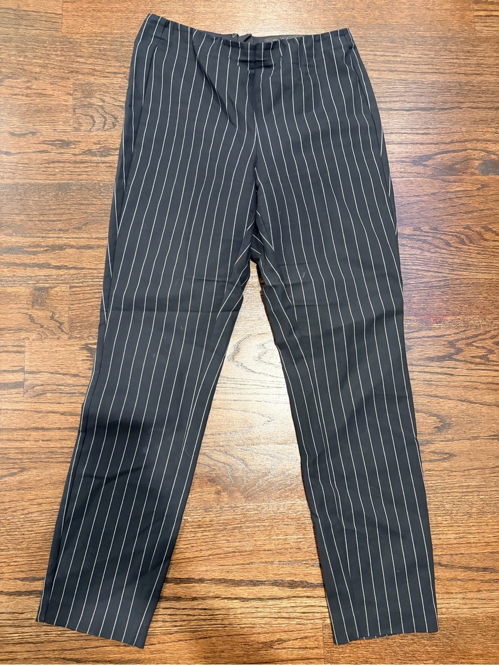 rag & bone Black Pinstripe Women's Trousers